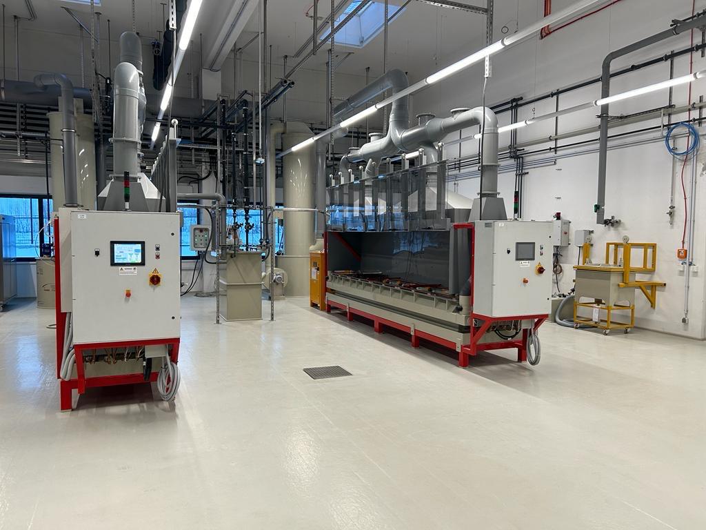 Gold refining operation